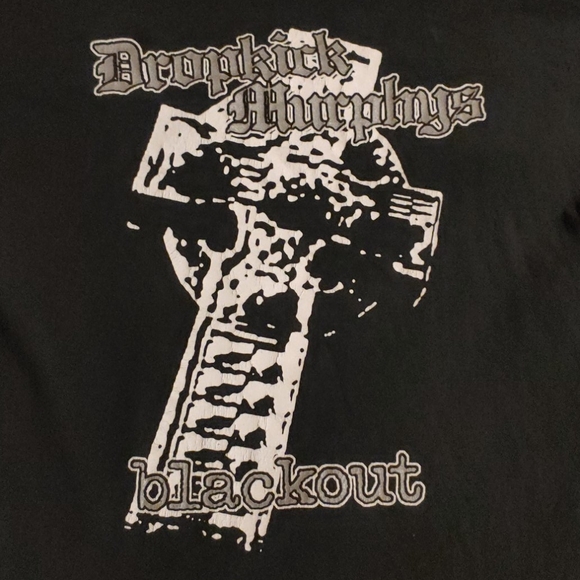Vintage Dropkick Murphys blackout shirt medium - Picture 3 of 4